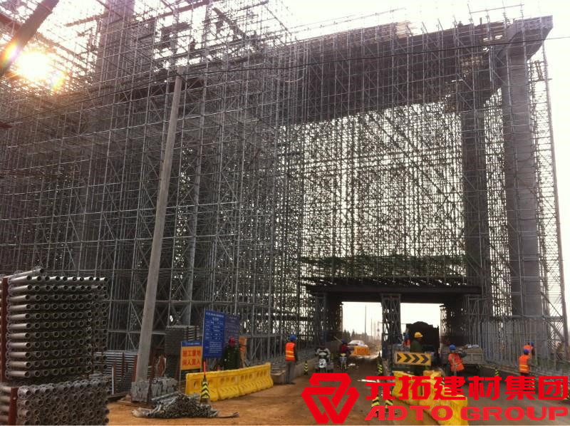 盤扣架數(shù)量計(jì)算難不難，盤扣一噸可以搭多少平？