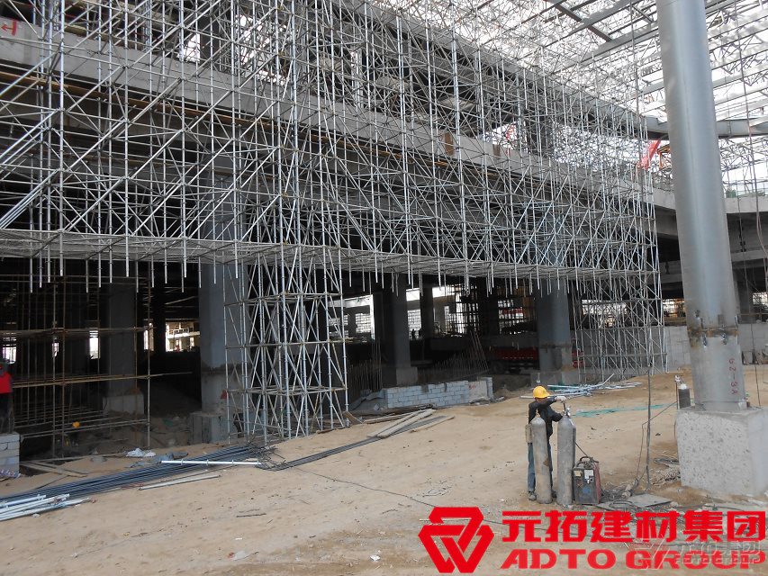 租賃的盤扣式腳手架搭建效率怎么樣？